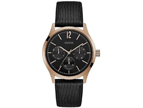 Reloj GUESS W1041G3 Hombre (Piel - Negro)