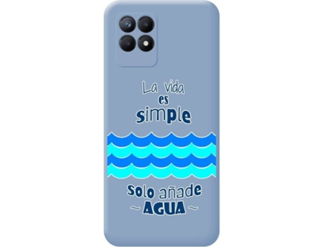 Carcasa Realme 8i TUMUNDOSMARTPHONE Agua Azul