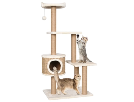 vidaXL Árbol para gatos con poste rascador 123 cm hierba marina