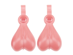 Acessório De Sapatilha Charm Bola Fofo Estiloso Abs Decoração De Sapato Presente De Aniversário Rosa Unisex