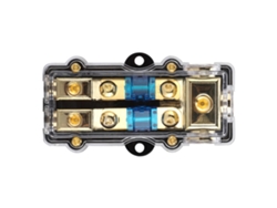 Porta Fusibles De Cuchilla Para Automóviles 24v 60a, Caja De Fusibles De Audio Estéreo, 1 Entrada 2 Salidas