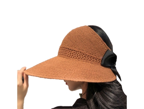 Sombrero Pescador Sombrero Visera Hueca - Sombrero Rizado - Color Caramelo Sombrero Pescador Sombrero Visera Hueca - Sombrero Rizado - Color Carame...