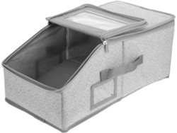 Organizador Sombreros Plegable Capacidad Cremallera Viaje Material Duradero Prueba Polvo Almacenamiento