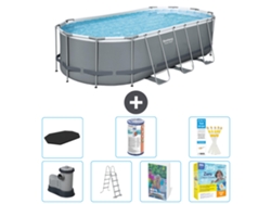 Bestway Piscina Bestway Power Steel Oval - 549x274x122 Cm - 8-peças S572