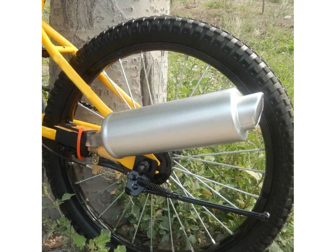 Tubo Turbo de bicicleta, tubo de escape Turbo de bicicleta de plástico, bicicleta de carretera para modificación de bicicleta de 16 a 22 cabezales