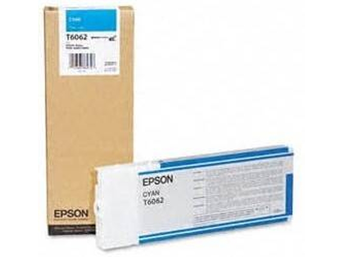 Cartucho de Tinta Original EPSON C13T606200 T6062 Cián - para Stylus Pro 4800, Pro 4880, Pro 4880 AGFA