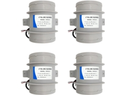 4x Ventilateurs De 4 Pouces Pour Cale Bateau, Ventilateur Refroidissement, Ventilation Cabine Marine