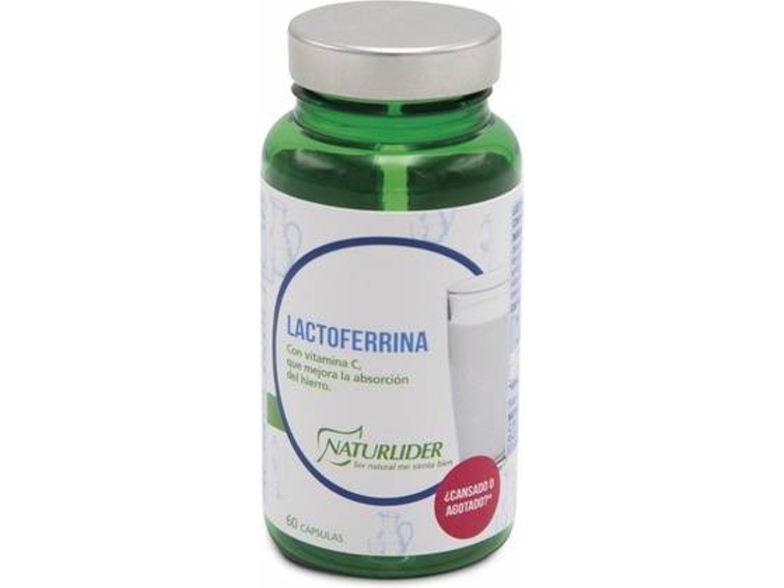 Complemento Alimentar NATURLIDER Lactoferrina (60 cápsulas de 528mg)
