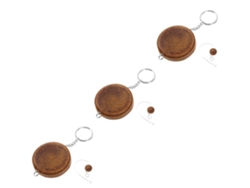 Juego De 3 Cintas Métricas De Cuero Mini Para Medir El Cuerpo.