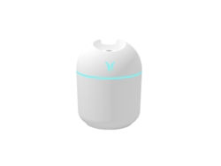 Mini difusor de aromaterapia de 250 ml con atomizador eléctrico y luz LED nocturna Mdug (blanco)