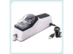 Afilador de cuchillos de cocina eléctrico USB Afilador de cuchillos de cocina ajustable Herramienta Cuchillo de cocina Tijeras Afilar Hoja blanca mediana y delgada CHRUI