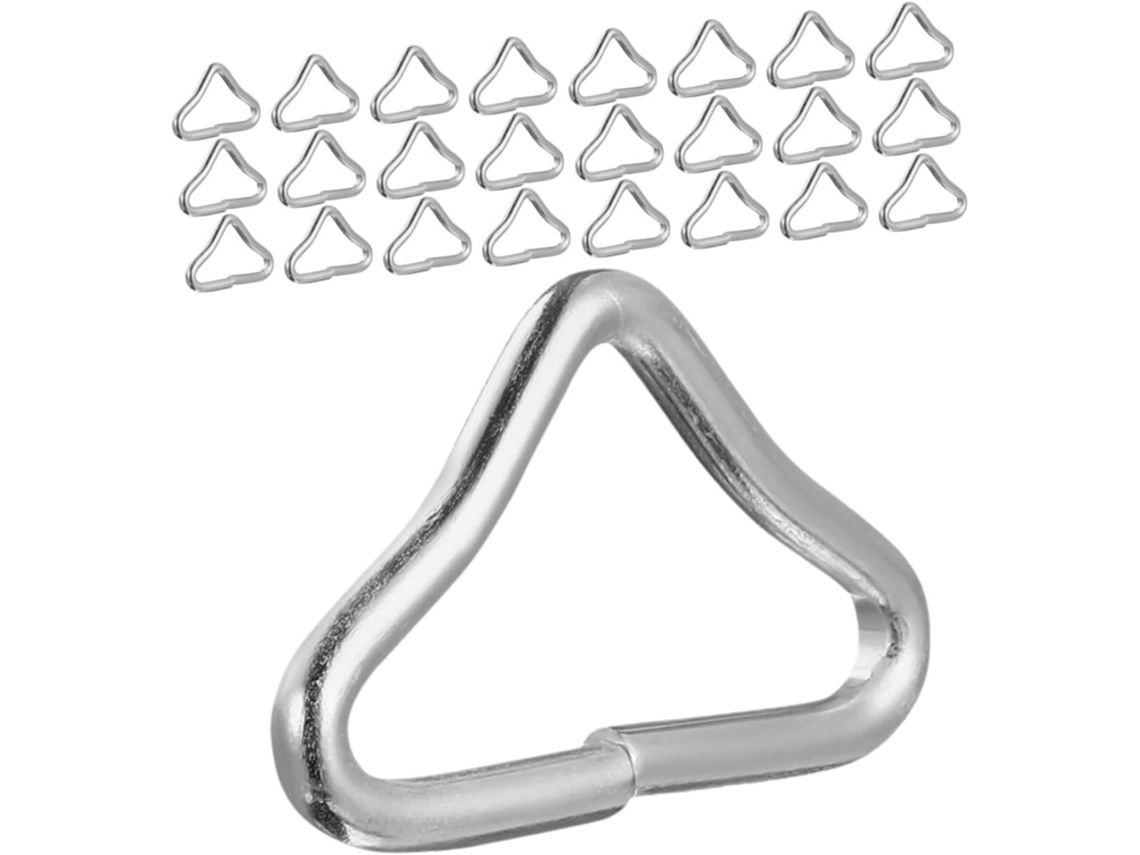 48 Piezas De Anillos Triangulares Para Hebillas Metálicas De Trampolín