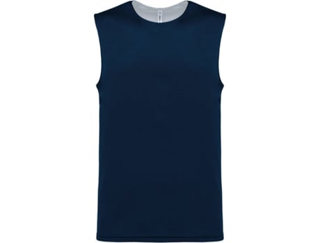 Camiseta de Hombre para Fitness PROACT Sin Mangas Azul (3XL)