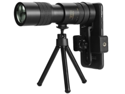 Telescópio 4k 10 300x40mm Telefoto Monocular Super Zoom De Alta Potência À Prova Dágua Preto Saisiyiky