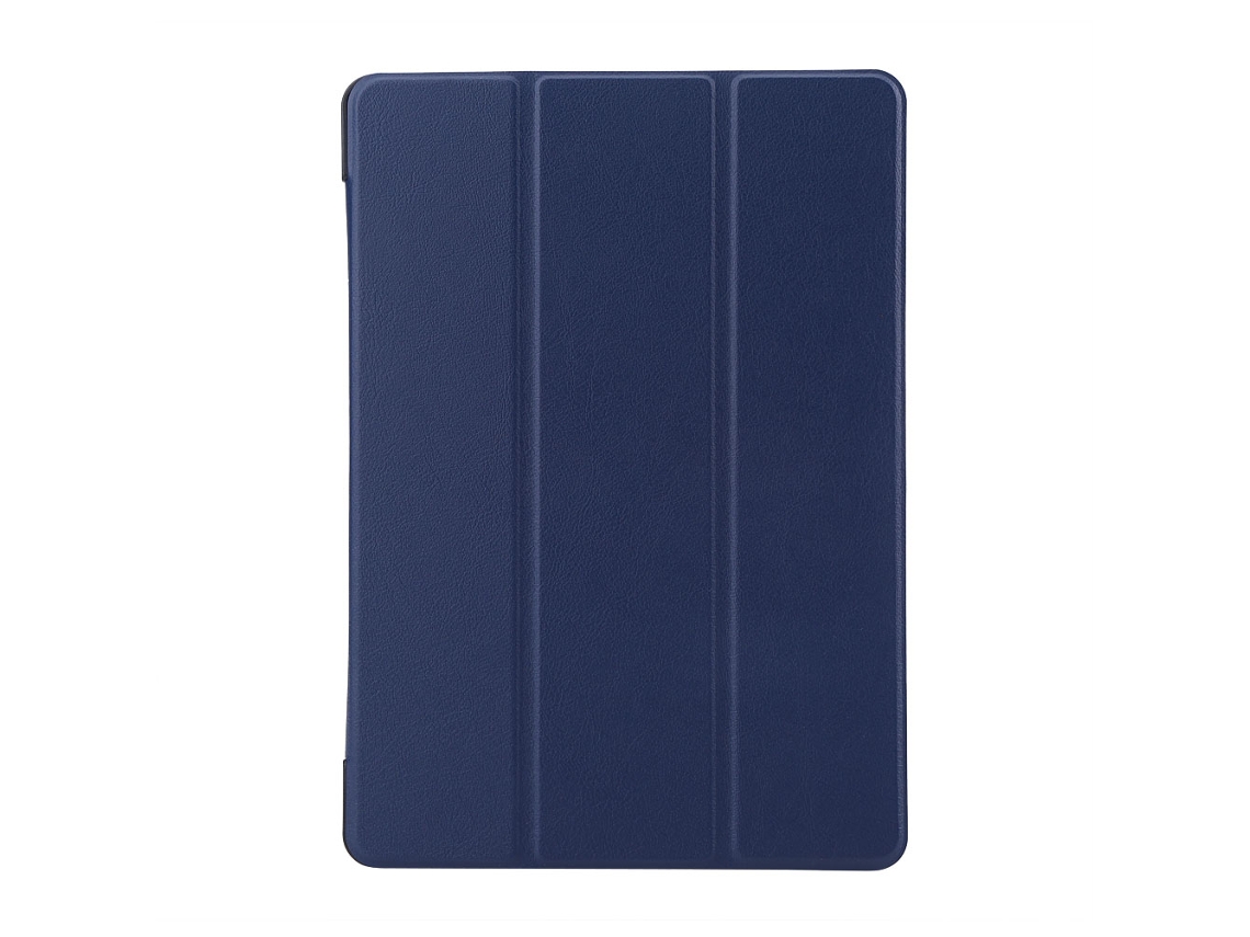 Funda protectora de piel sintética para Huawei Mediapad T3 10 (azul oscuro y dorado claro)