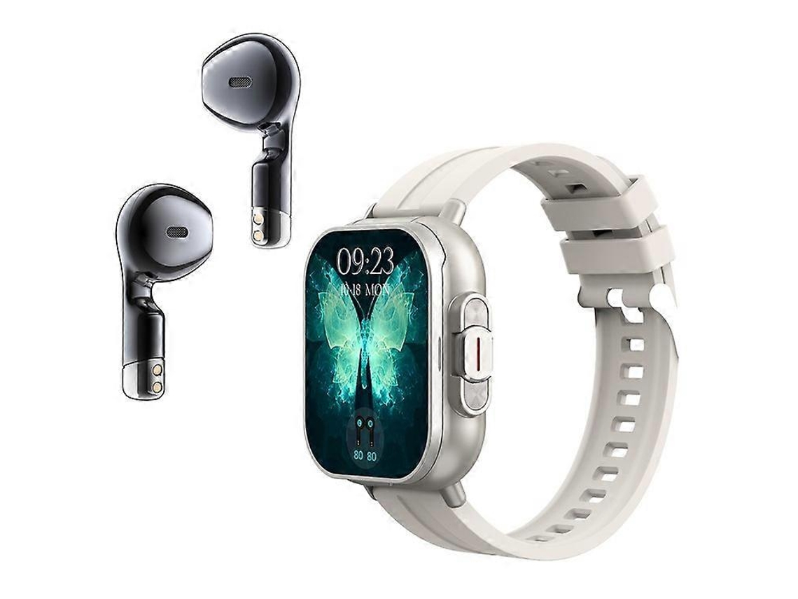Reloj inteligente Bluetooth D8 2 en 1 con monitor de salud, monitor de actividad física y correa de silicona. Ly Ebike