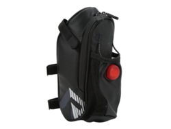 Bolsa de selim para bicicleta Rebe, à prova d'água IP44, com lanterna LED e compartimento para garrafa de água.
