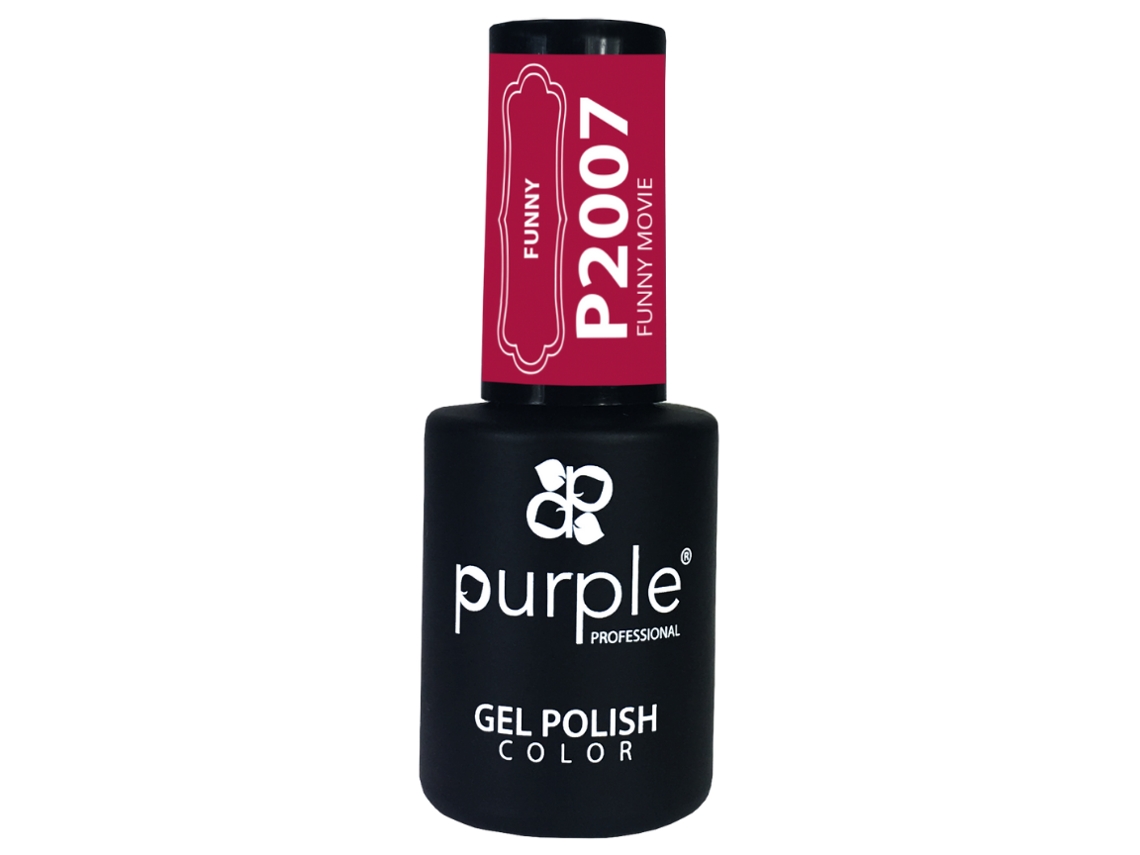 Esmalte de uñas en gel color 2007 10 ml morado profesional