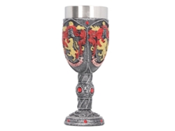 Copa de vino tinto de resina y acero inoxidable, decorativa, para bar, hogar y como regalo.