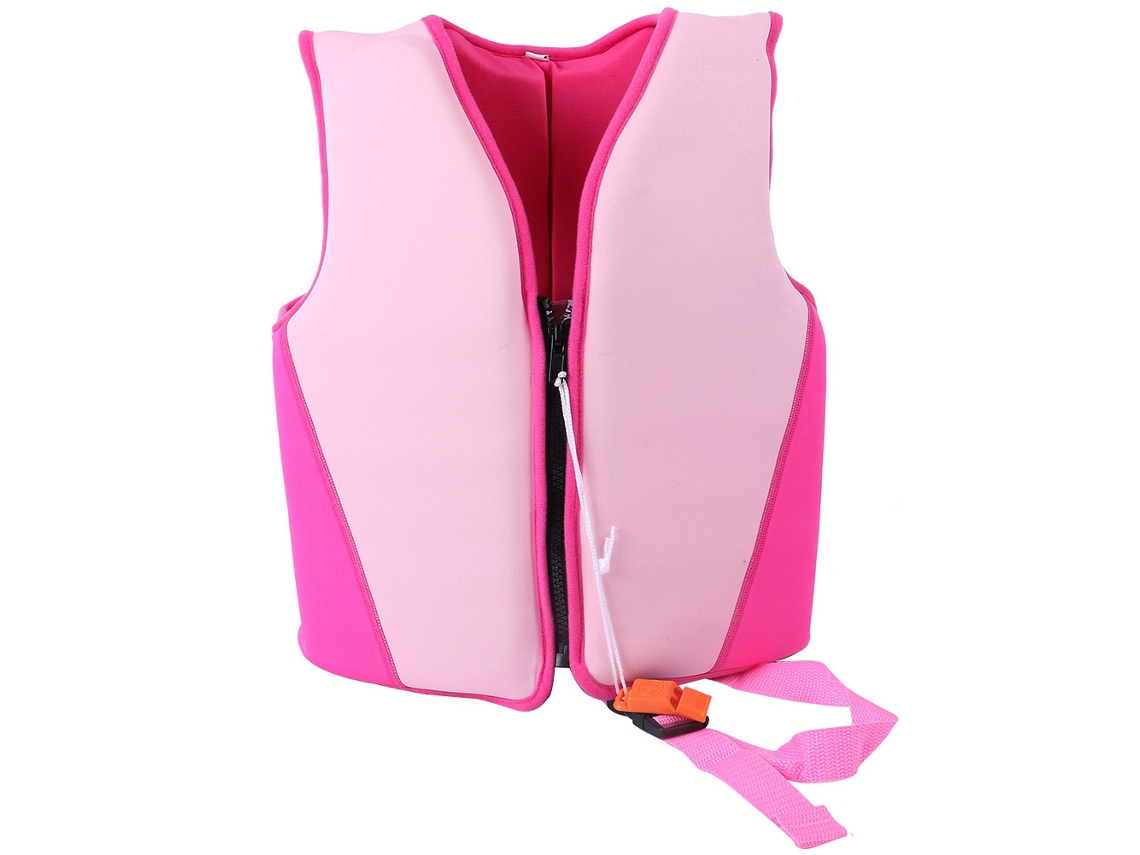 Chaleco salvavidas de neopreno para niños Manner Kids, traje de baño rosa talla S