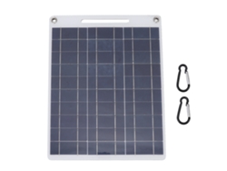 Panel solar flexible de 13 W y 5 V con doble salida USB, ligero, ideal para viajes y acampadas | Sin marca