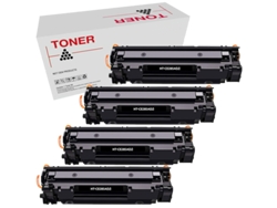 Pack 4 Tóners Compatibles HP Ce285A Ce285A/Ce278A/Cb435A/Cb436A 85A/78A/35A/36A Alta Calidad