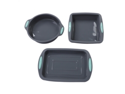 3 Piezas Moldes De Silicona Para Pasteles Antiadherentes Resistentes Al Calor Para Horno