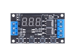 Módulo Digital De Retardo De Disparo Con Relé Y Led Para Control Industrial Y Equipos Electrónicos.