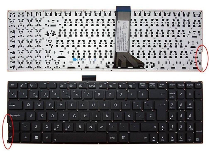 Teclado para Portátil Asus F555L F555La K555L K555 X555 X555L X555Lb A555Lb X555La X555Ld