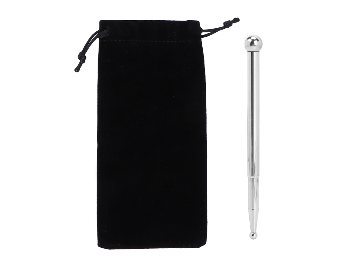 Lápiz de masaje de acupuntura manual de acero inoxidable para el alivio profundo del dolor muscular y de cabeza.
