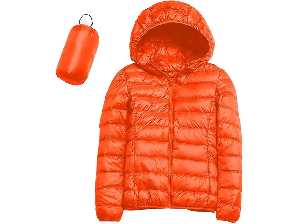 Fasst-chaqueta Ligera Acolchada Con Capucha Para Mujer, Comprimible Y Resistente Al Viento Con Bolsa De Almacenamiento
