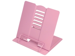 Soporte De Libros Ergonómico Para Prevenir Miopía Con Ángulo Ajustable Estable Plegable Para Hogar Oficina Escuela Rosa