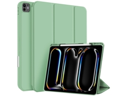 Capa Para Ipad Air 1 9.7 Polegadas Com Ranhura Para Caneta Em 3 Dobras Verde
