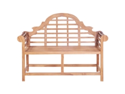 Maison Exclusive - Banco De Jardín Madera Maciza De Teca 127x58,5x92,5 Cm