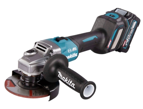 MAKITA GA023GM201 Miniamoladora BL 40Vmax XGT 125mm SAR 4Ah 2 bat. Freno/Dial/AFT/AWS Makpac