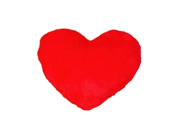 Cojín Corazón - Peluche Imitación Piel De Conejo