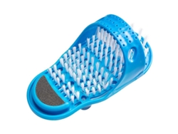 Cepillo Para Pies Meidong Con Masaje, Elimina La Piel Muerta, Succión Para Baño, Azul, 1 Pieza