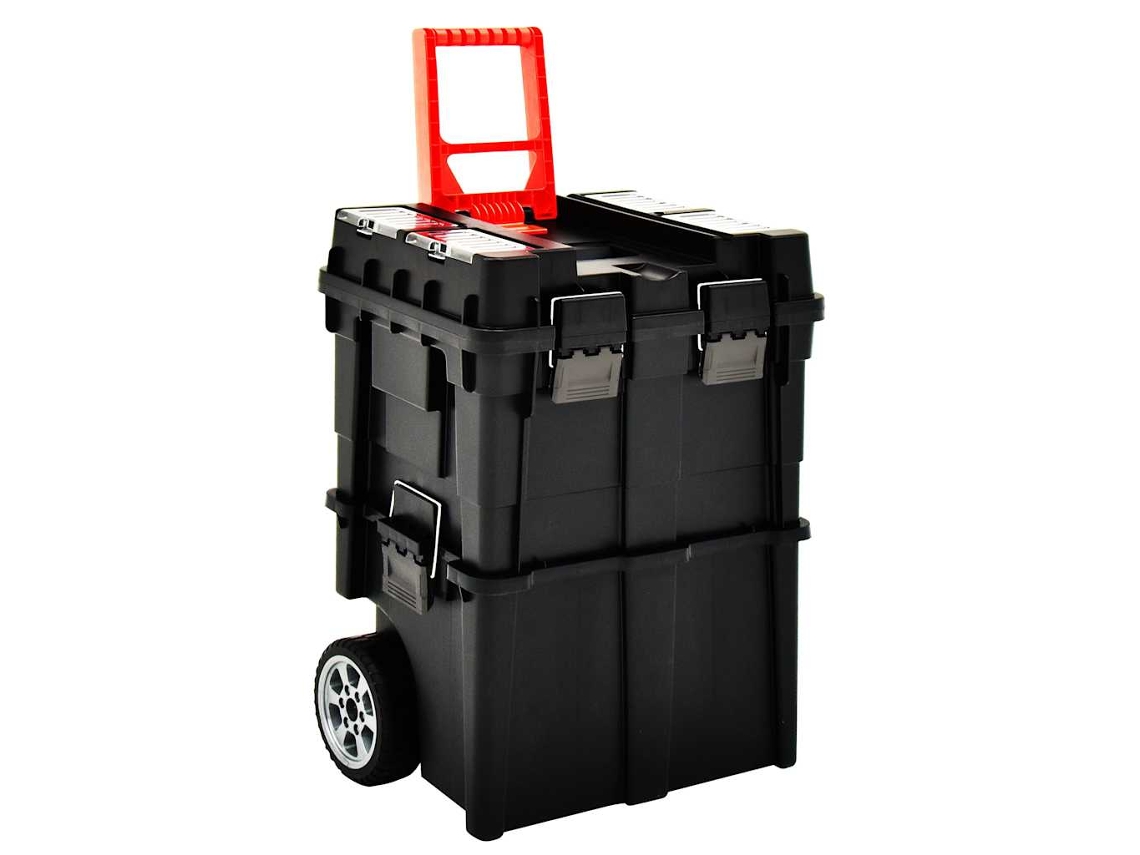 Carrito de herramientas VIDAXL Negro Plástico (46x36x41cm)