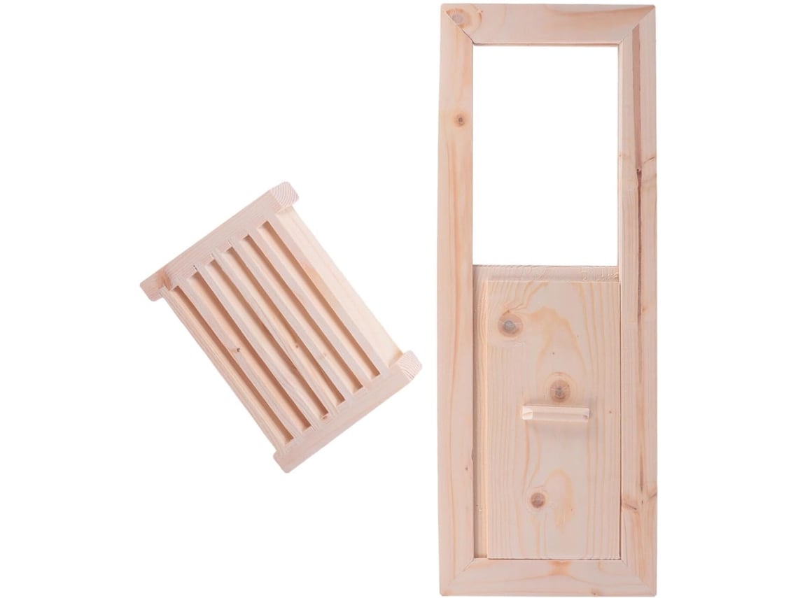 Kit De Ventilación De Madera Para Sauna Y Hammam, Sistema De Baño Con Acabado Liso.