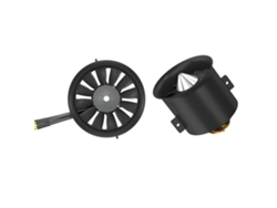 Cwqx-motor 70mm 12 Blades Edf Unit Ducted Fan Set With Qf3027-2200kv Brushless Motor For Rc Airplane Jet