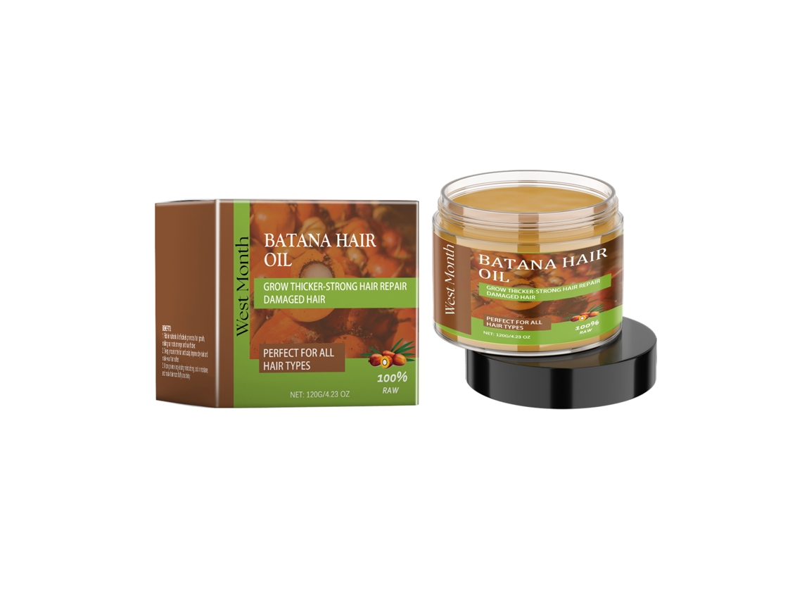 Aceite de Batana para aumentar el volumen y cuidar el cabello.