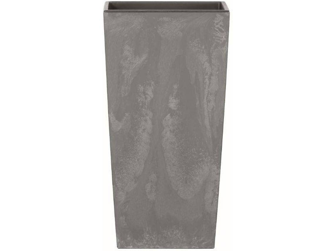 Maceta PROSPERPLAST Urbi Square Beton Efect (Gris - 17 x 17 x 32.5 cm)