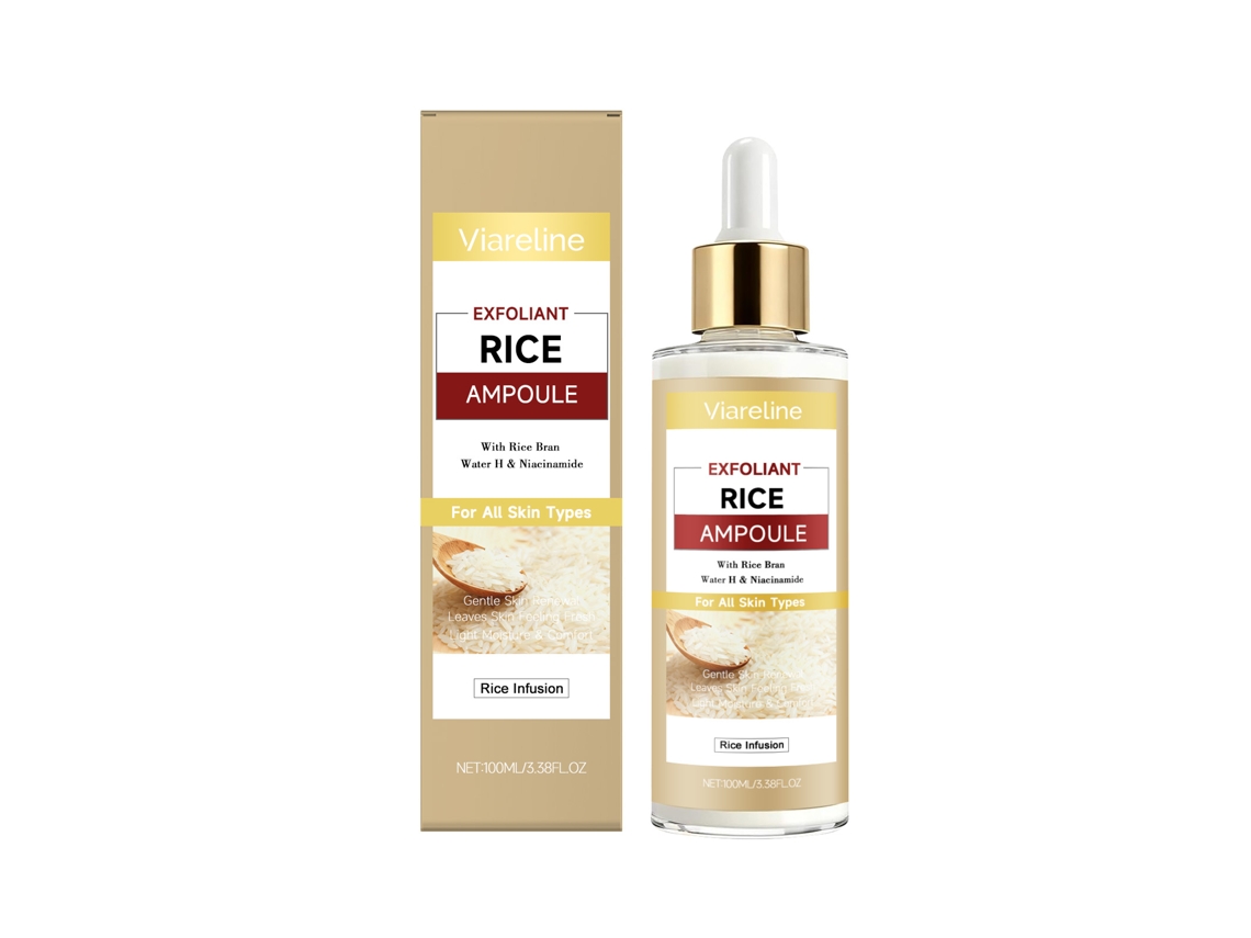 Esencia exfoliante de arroz - Exfoliante corporal natural
