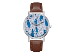 Reloj De Pulsera Unisex De Cuarzo Con Brazalete De Acero, Esfera Redonda Sencilla, Estilo Moderno (j41-5)