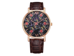 Reloj De Pulsera Analógico De Cuarzo Para Mujer Zhoulianfa Con Correa De Pu Y Esfera Redonda (azul)