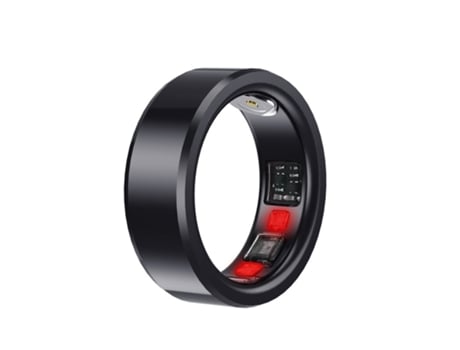 Smart Ring AUJEZON C3 con seguimiento de Sueño y fitness y estuche de carga 20# Negro