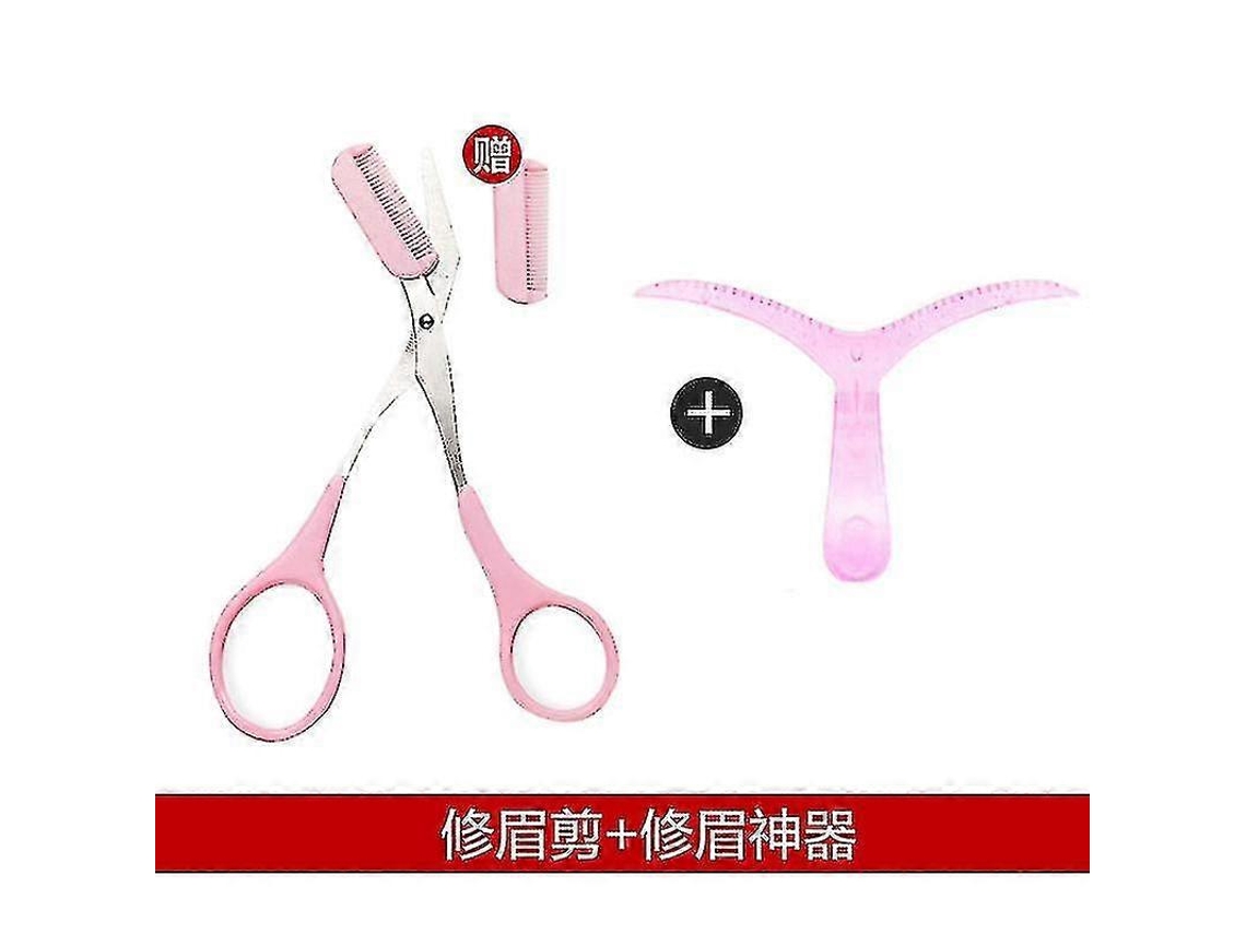 Tijeras con peine, juego de herramientas auxiliares, tijeras para recortar y afeitar, tijeras de maquillaje Gusshious