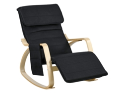 Asiento Básico, Reposapiés, Laterales, 67x110x91cm, Negro