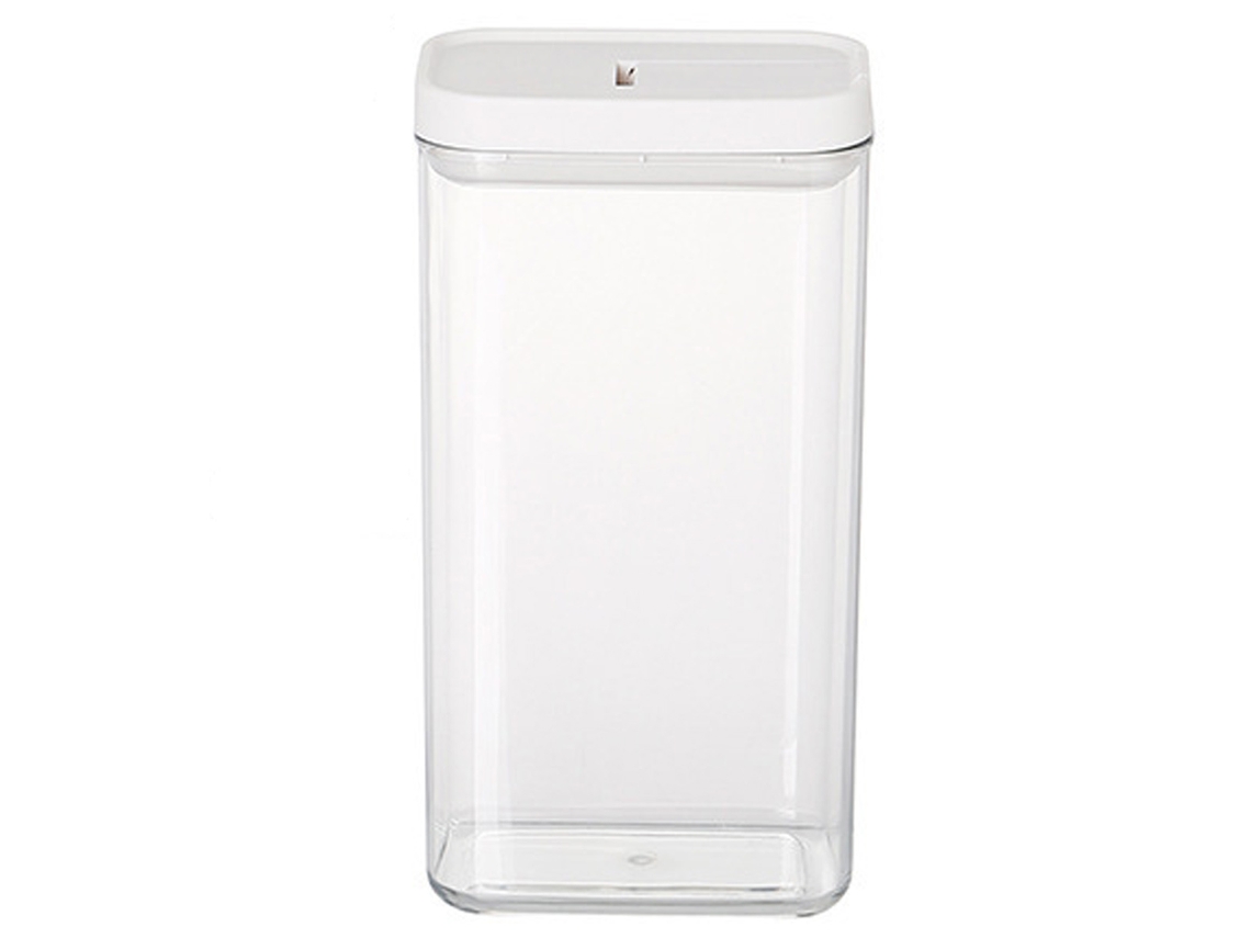 KOFIHETY Frascos de Plástico para Selar Granos de Café, Almacenamiento de Snacks, Cereales y Granos en Cocina y Hogar, Frascos Transparentes