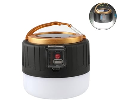 Solar LED Camping Lantern Rechargeable, Emergency Lantern - Remote Control Flashlight Tent Lights, Power Bank, 3 Light Modes, Outdoor Camping